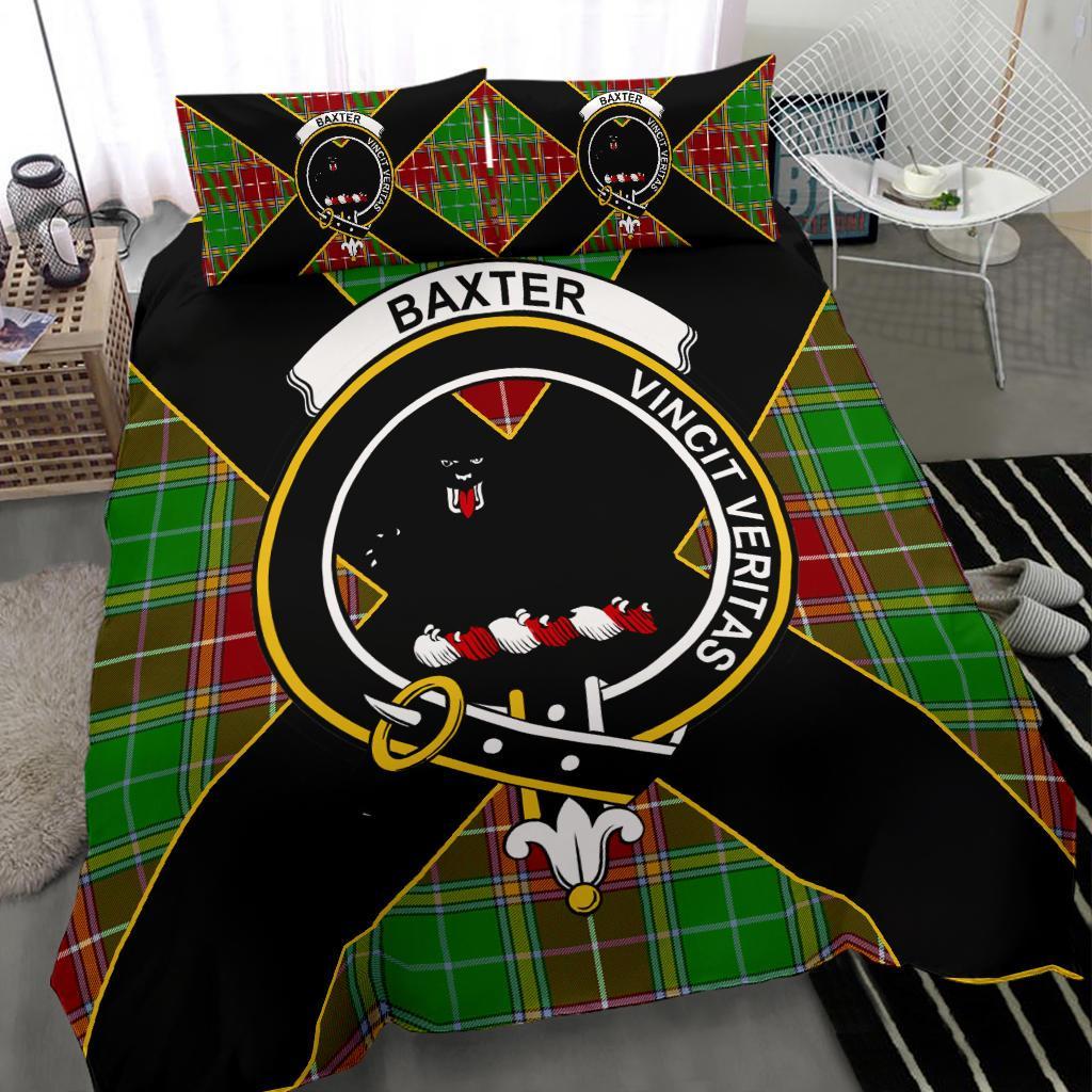 Baxter Tartan Crest Bedding Set - Luxury Style