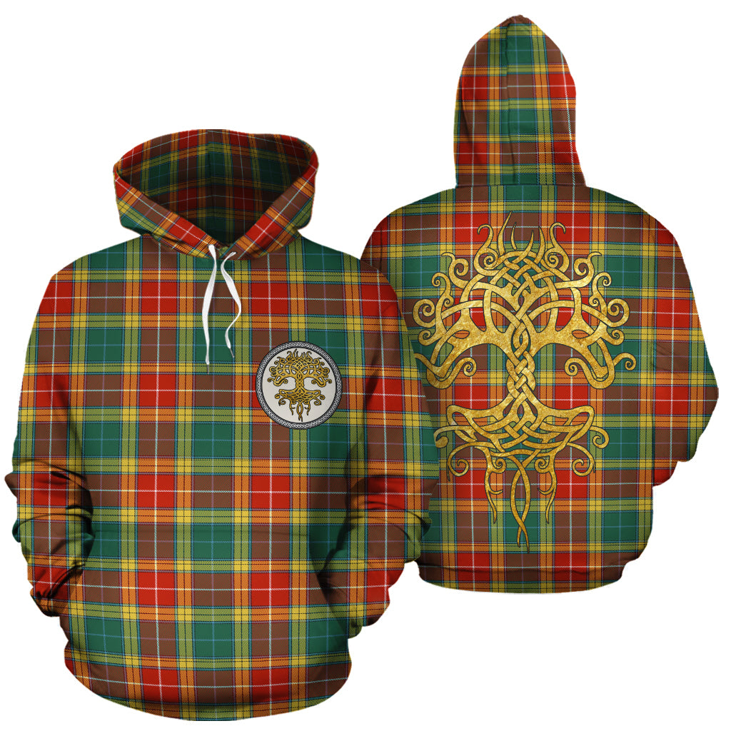 Buchanan Old Sett Tartan Hoodie - Tree Of Life