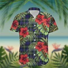 Baird Tartan Hawaiian Shirt Hibiscus, Coconut, Parrot, Pineapple - Tropical Garden Shirt