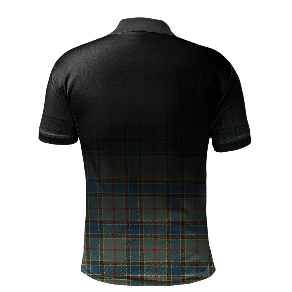 Balfour Blue Tartan Polo Shirt - Alba Celtic Style