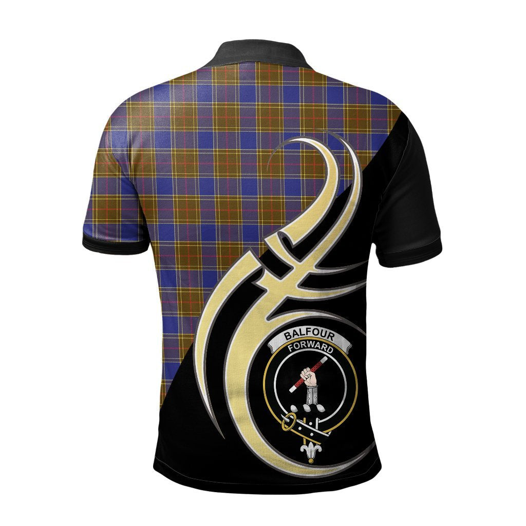 Balfour Modern Tartan Polo Shirt - Believe In Me Style