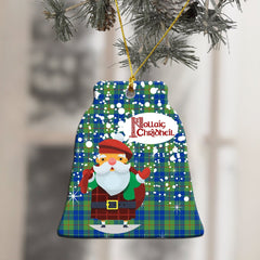 Barclay Hunting Ancient Tartan Christmas Ceramic Ornament - Santa Style