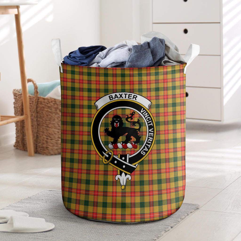 Baxter Tartan Crest Laundry Basket