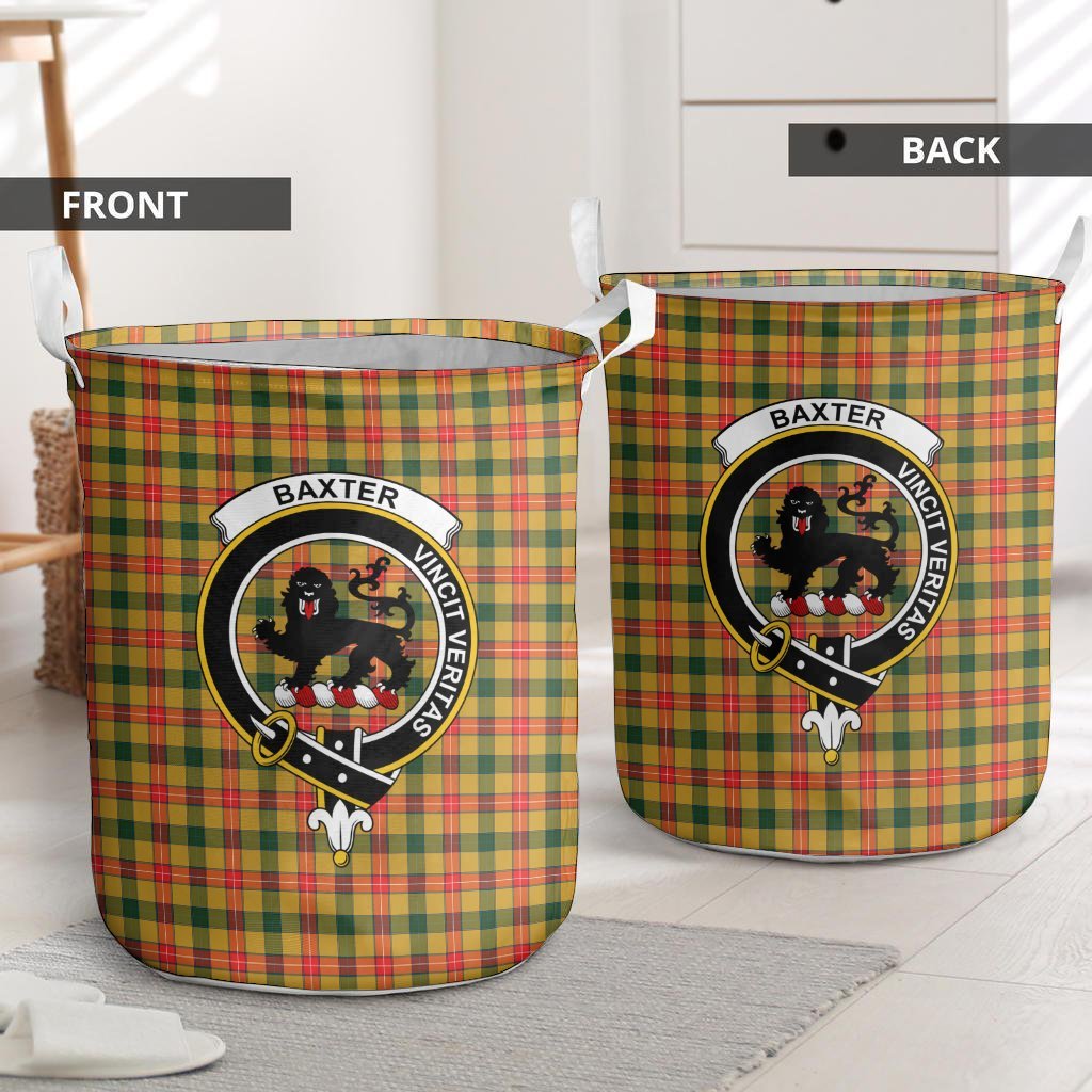 Baxter Tartan Crest Laundry Basket