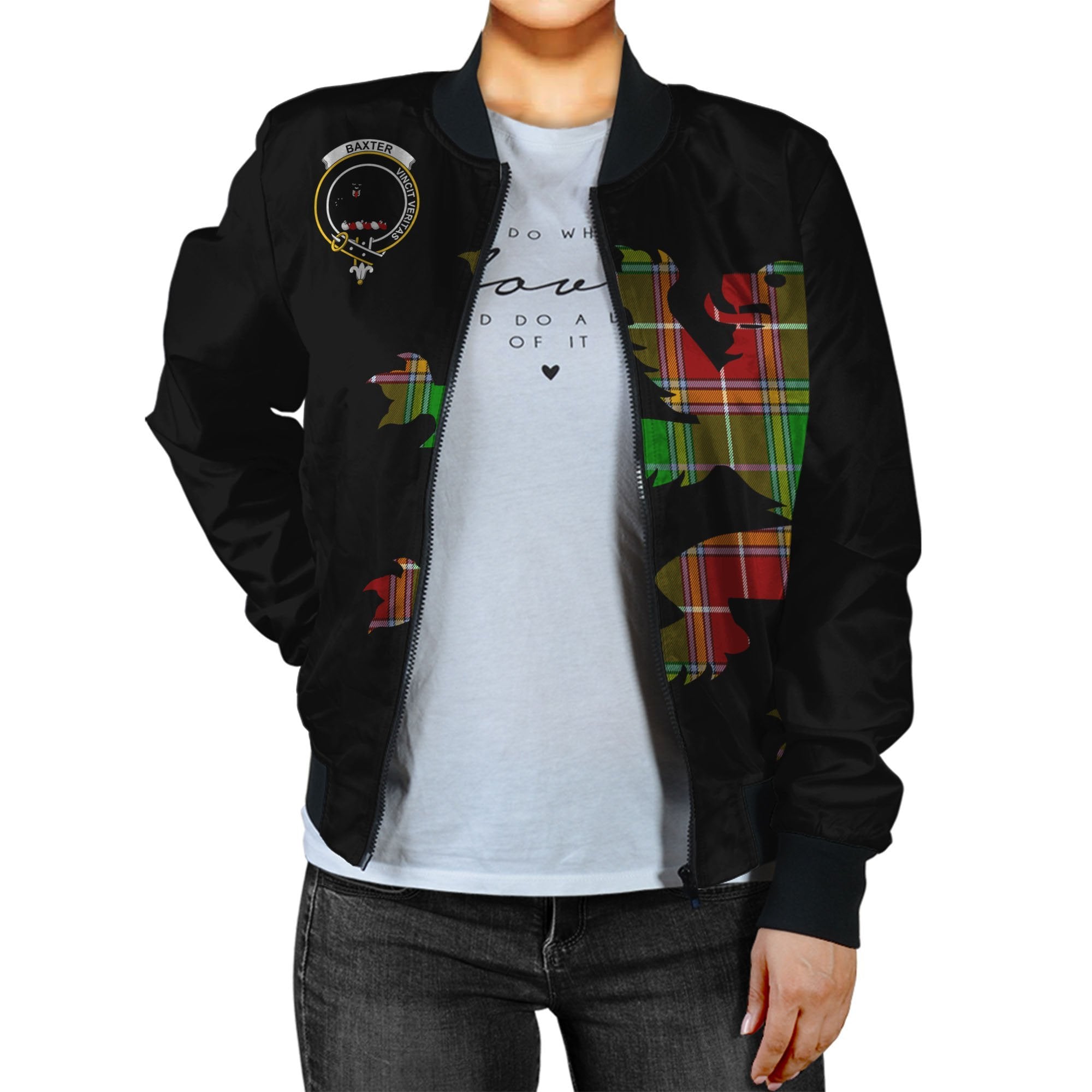 Baxter Tartan Bomber Jacket Lion & Thistle