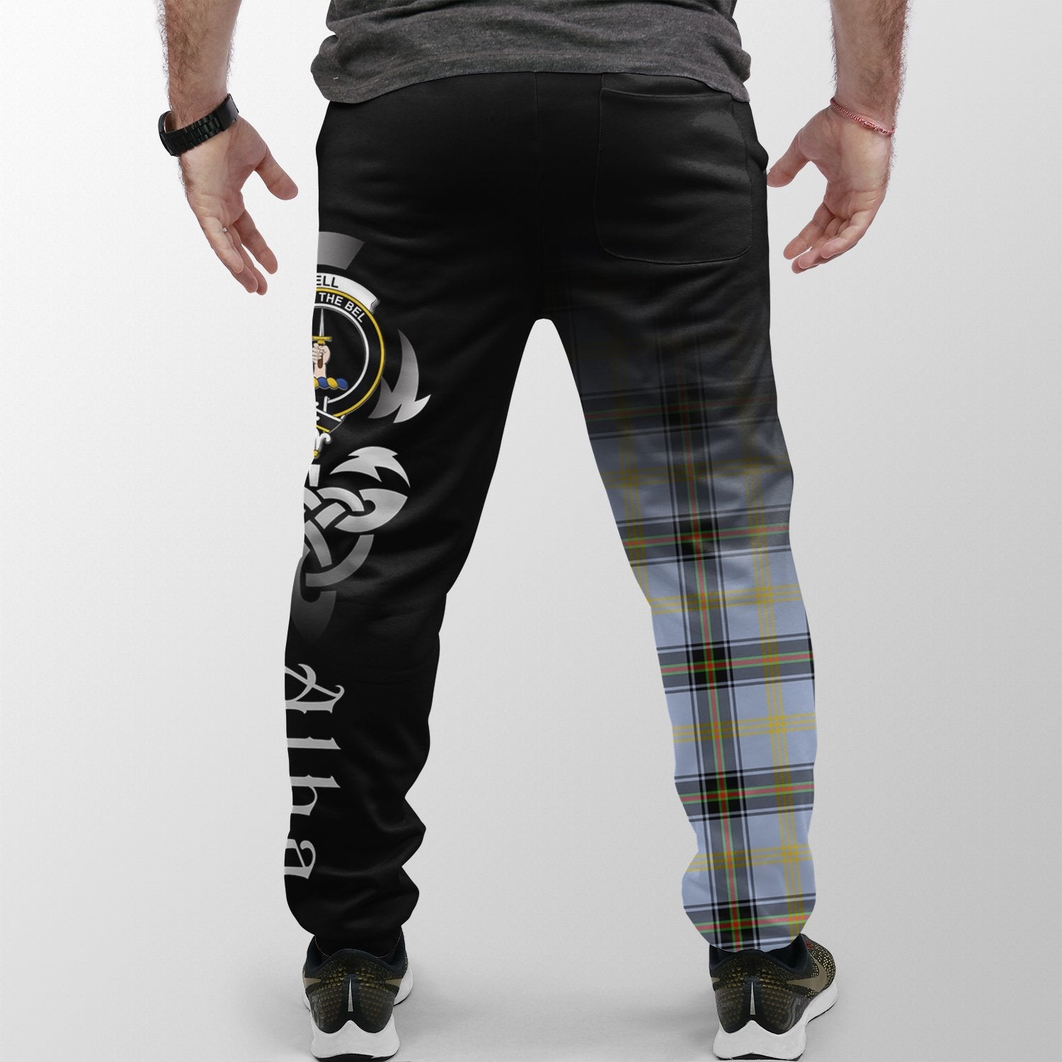 Bell Of The Borders Tartan Crest Jogger Sweatpants - Alba Celtic Style