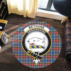 Bethune Tartan Crest Round Rug