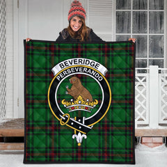 Beveridge Tartan Crest Quilt