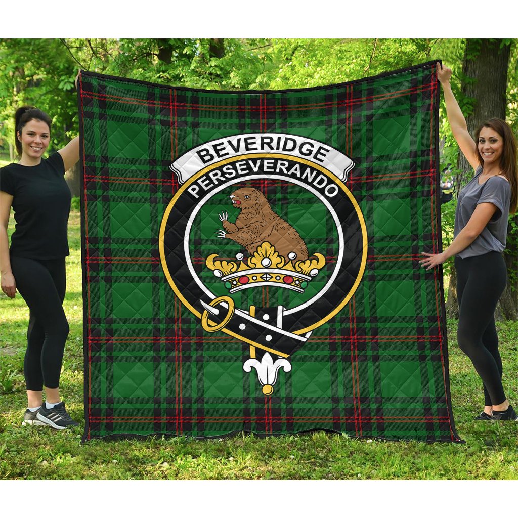 Beveridge Tartan Crest Quilt