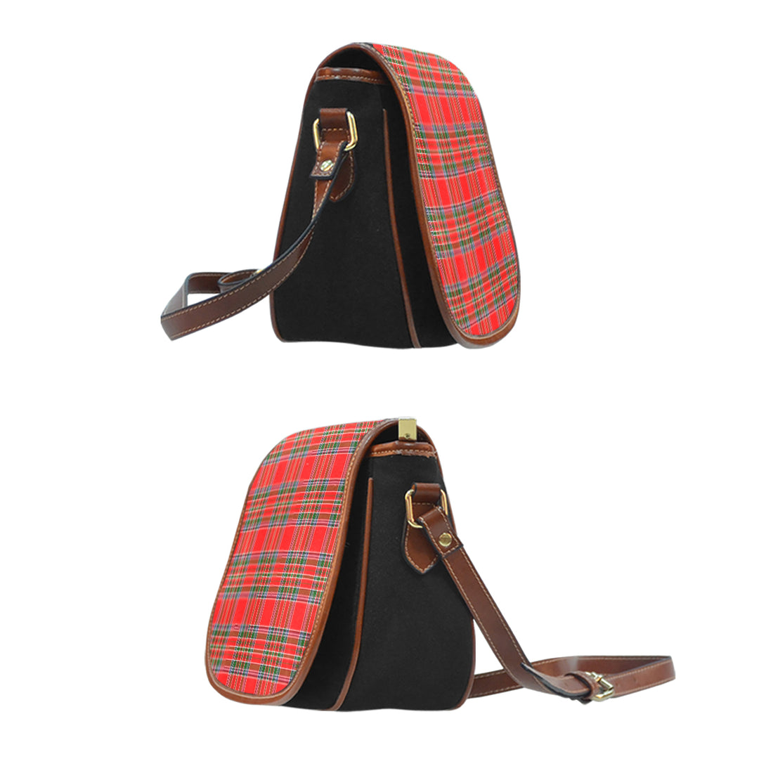 Binning Tartan Saddle Handbags