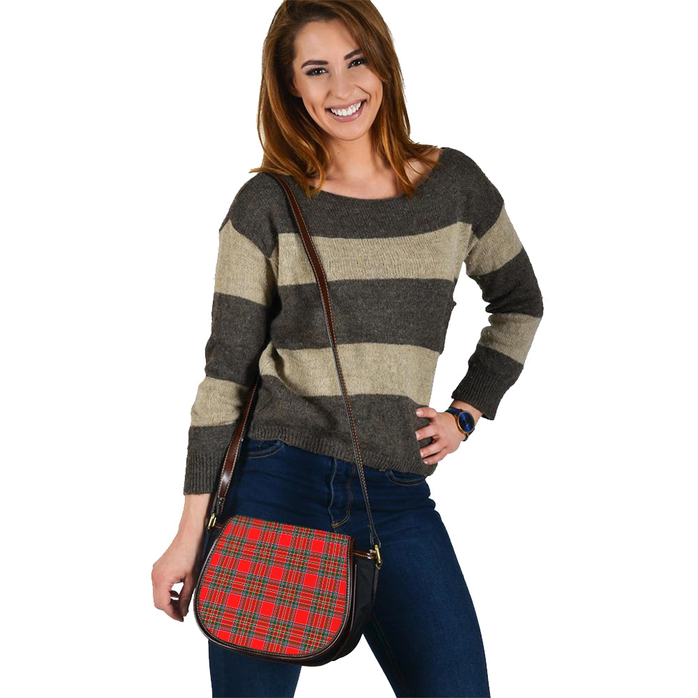 Binning Tartan Saddle Handbags