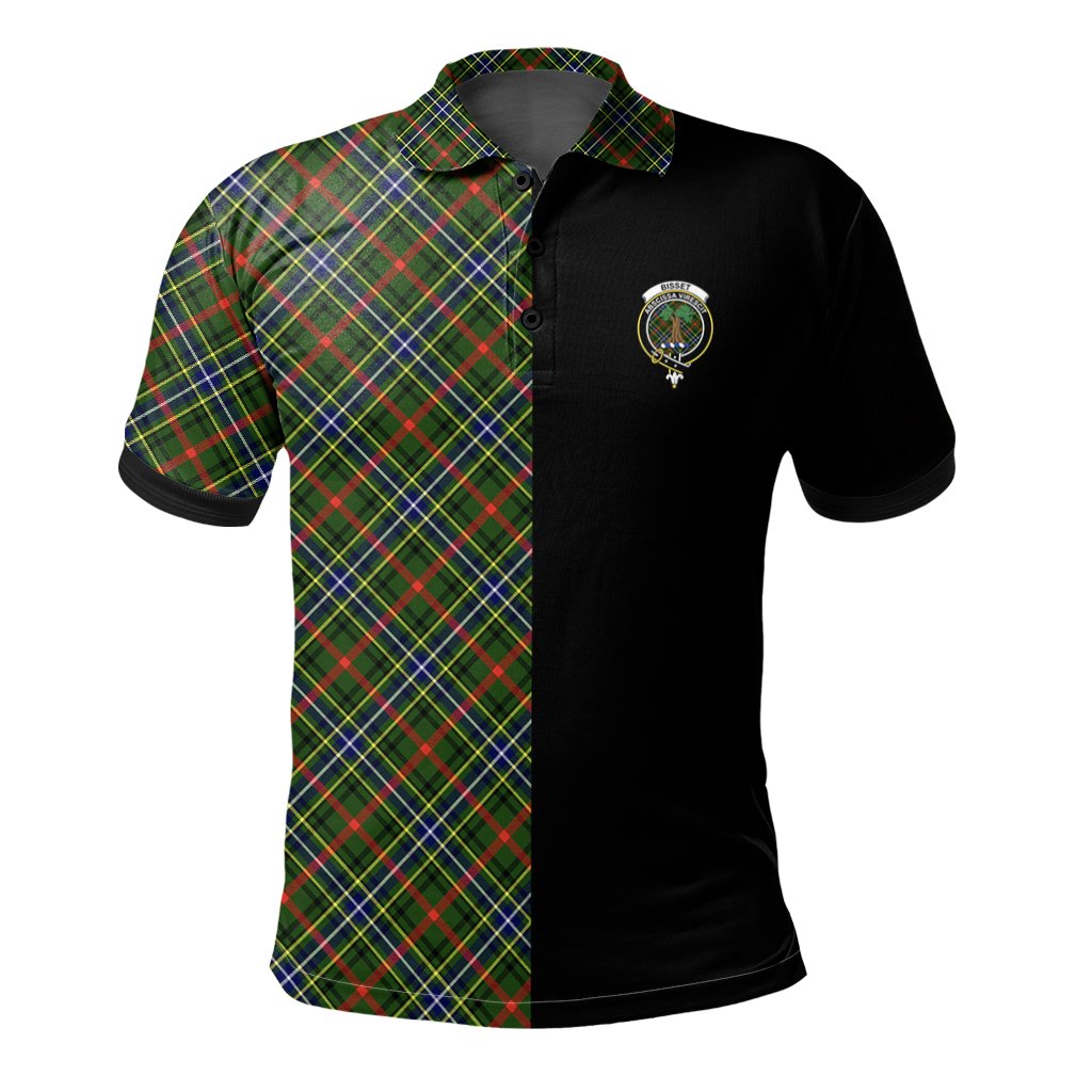 Bisset Tartan Polo Shirt Half of Me - Cross Style