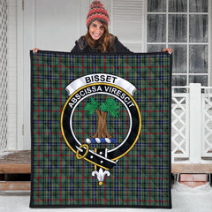 Bisset Tartan Crest Quilt