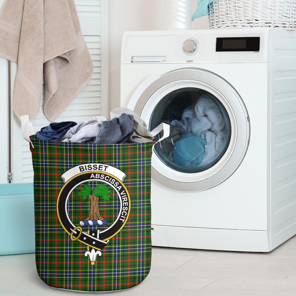 Bisset Tartan Crest Laundry Basket