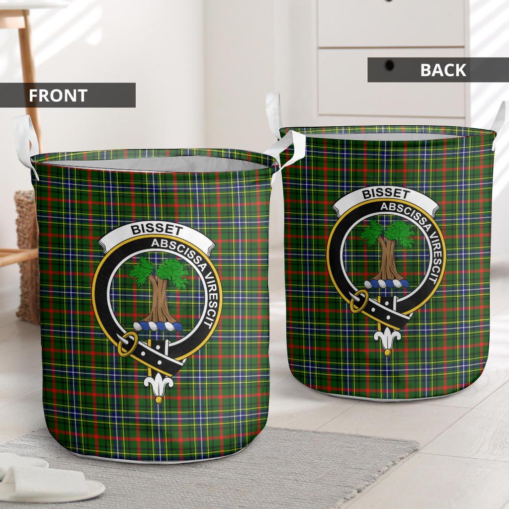 Bisset Tartan Crest Laundry Basket