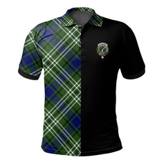 Blackadder Tartan Polo Shirt Half of Me - Cross Style