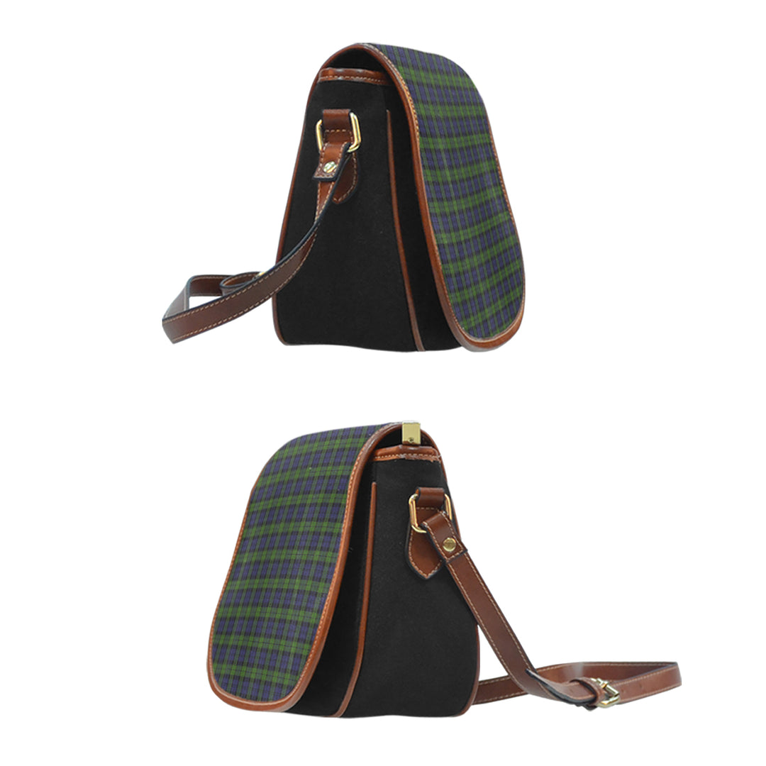 Blackwatch 02 Tartan Saddle Handbags