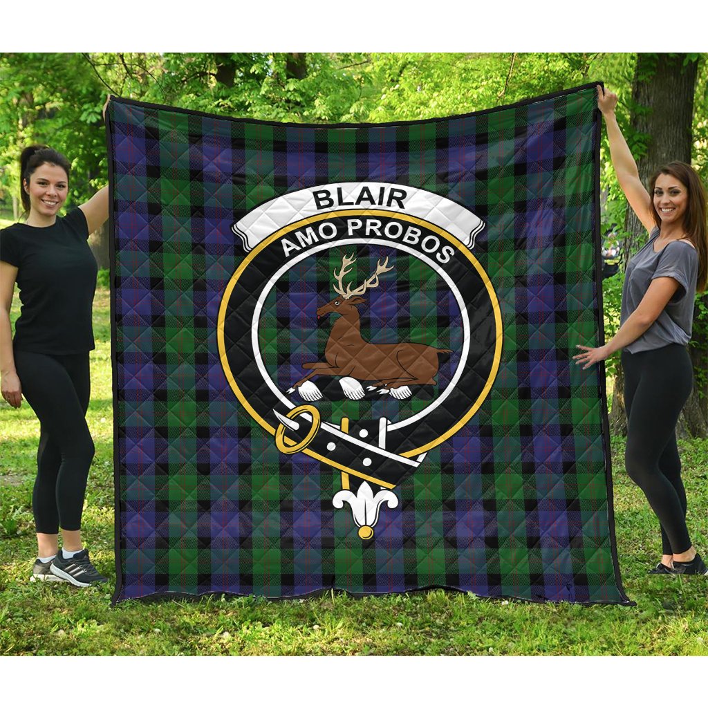 Blair Tartan Crest Quilt