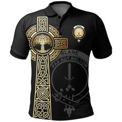 Blane Clan Unisex Polo Shirt - Celtic Tree Of Life