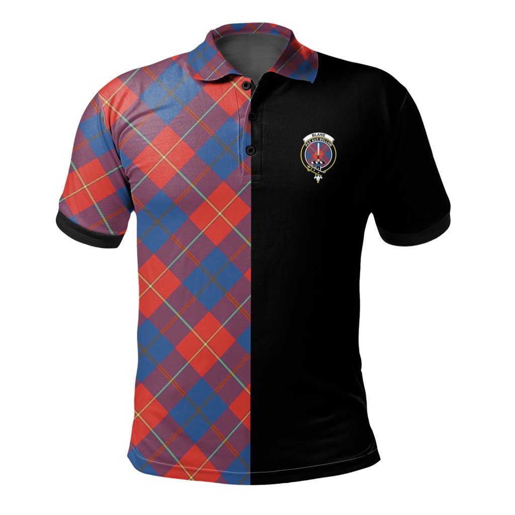 Blane Tartan Polo Shirt Half of Me - Cross Style