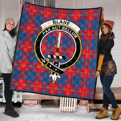 Blane Tartan Crest Quilt