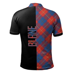 Blane Tartan Polo Shirt Half of Me - Cross Style