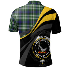 Blyth Tartan Polo Shirt - Royal Coat Of Arms Style