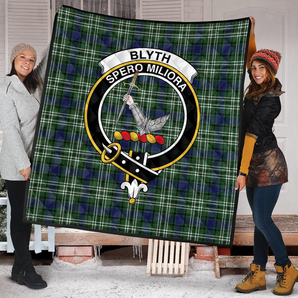 Blyth Tartan Crest Quilt