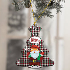 Borthwick Dress Ancient Tartan Christmas Ceramic Ornament - Santa Style