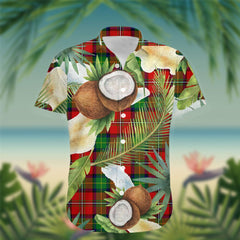 Boyd Tartan Hawaiian Shirt Hibiscus, Coconut, Parrot, Pineapple - Tropical Garden Shirt