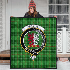 Boyle Tartan Crest Quilt