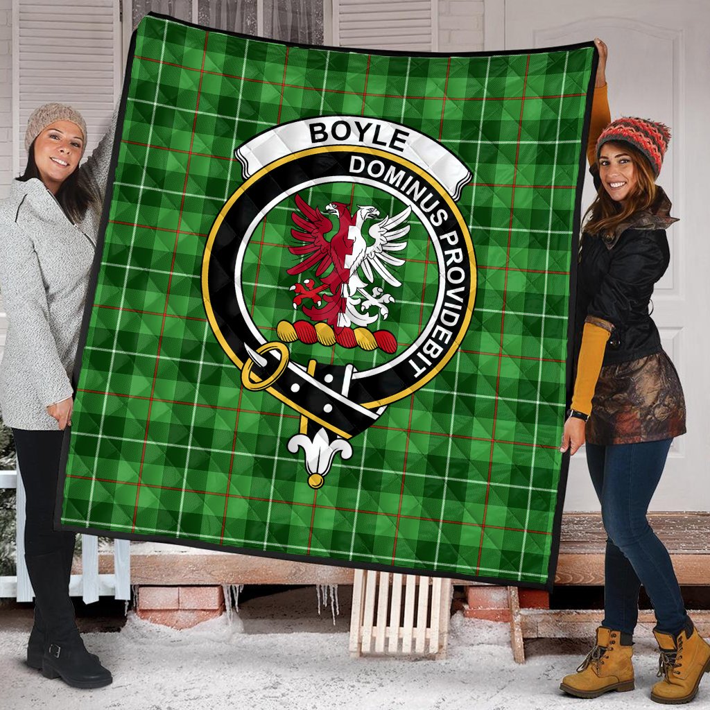 Boyle Tartan Crest Quilt