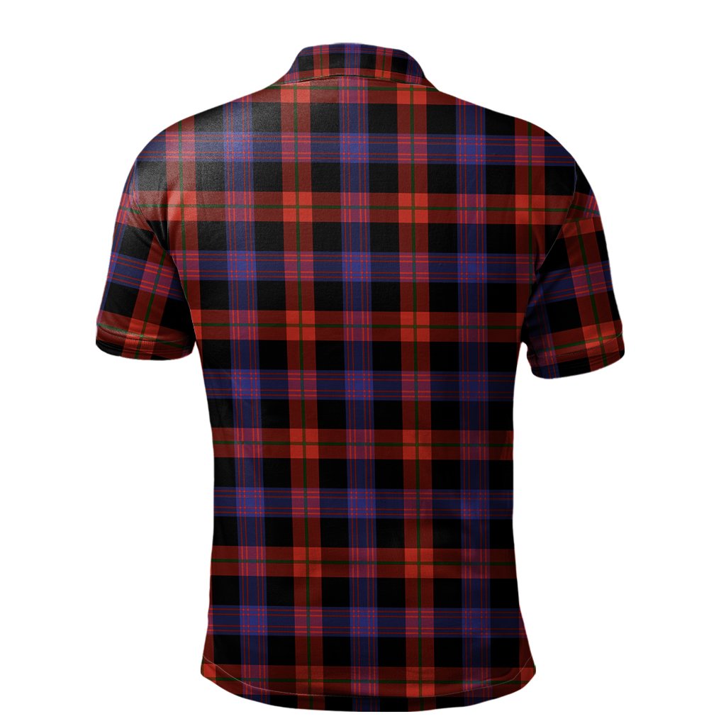 Broun Modern Tartan Polo Shirt