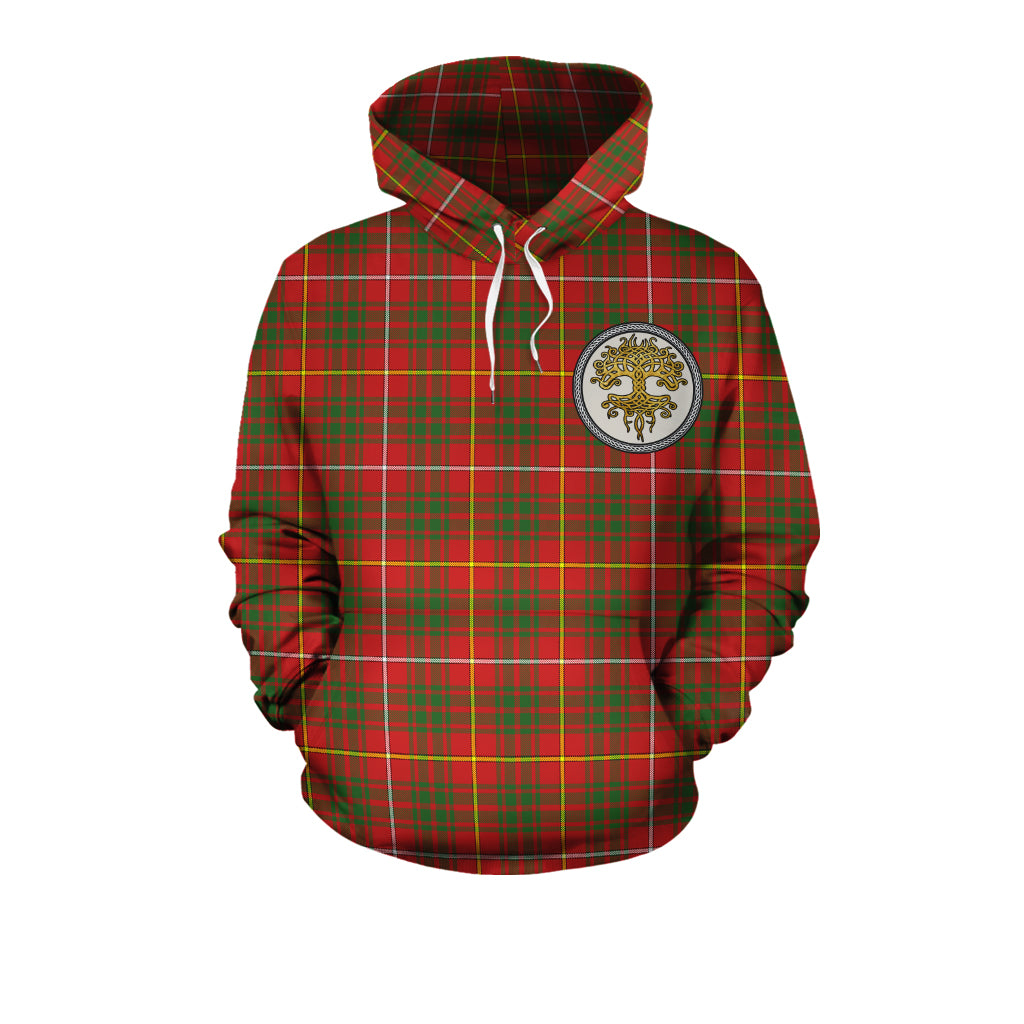 Bruce Modern Tartan Hoodie - Tree Of Life