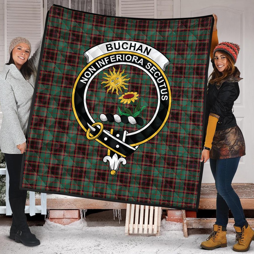 Buchan Ancient Tartan Crest Quilt