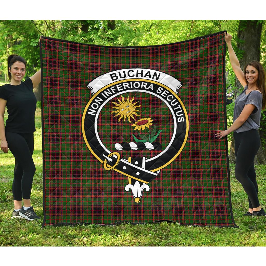 Buchan Modern Tartan Crest Quilt