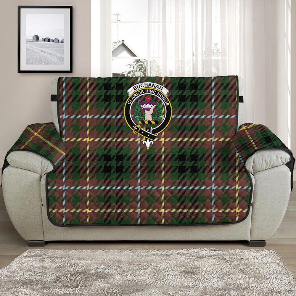 Buchanan Hunting Tartan Crest Sofa Protector