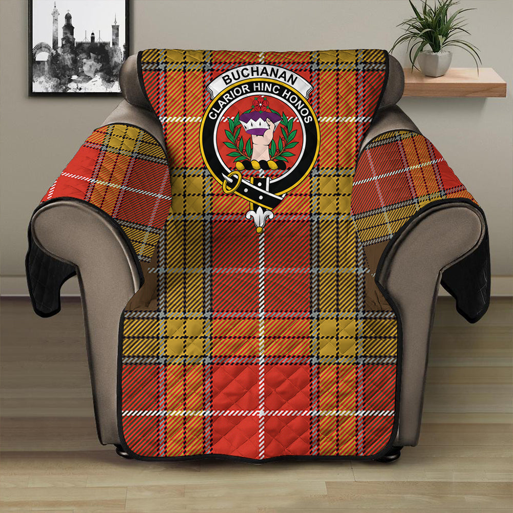 Buchanan Old Set Weathered Tartan Crest Sofa Protector