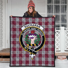 Buchanan Tartan Crest Quilt