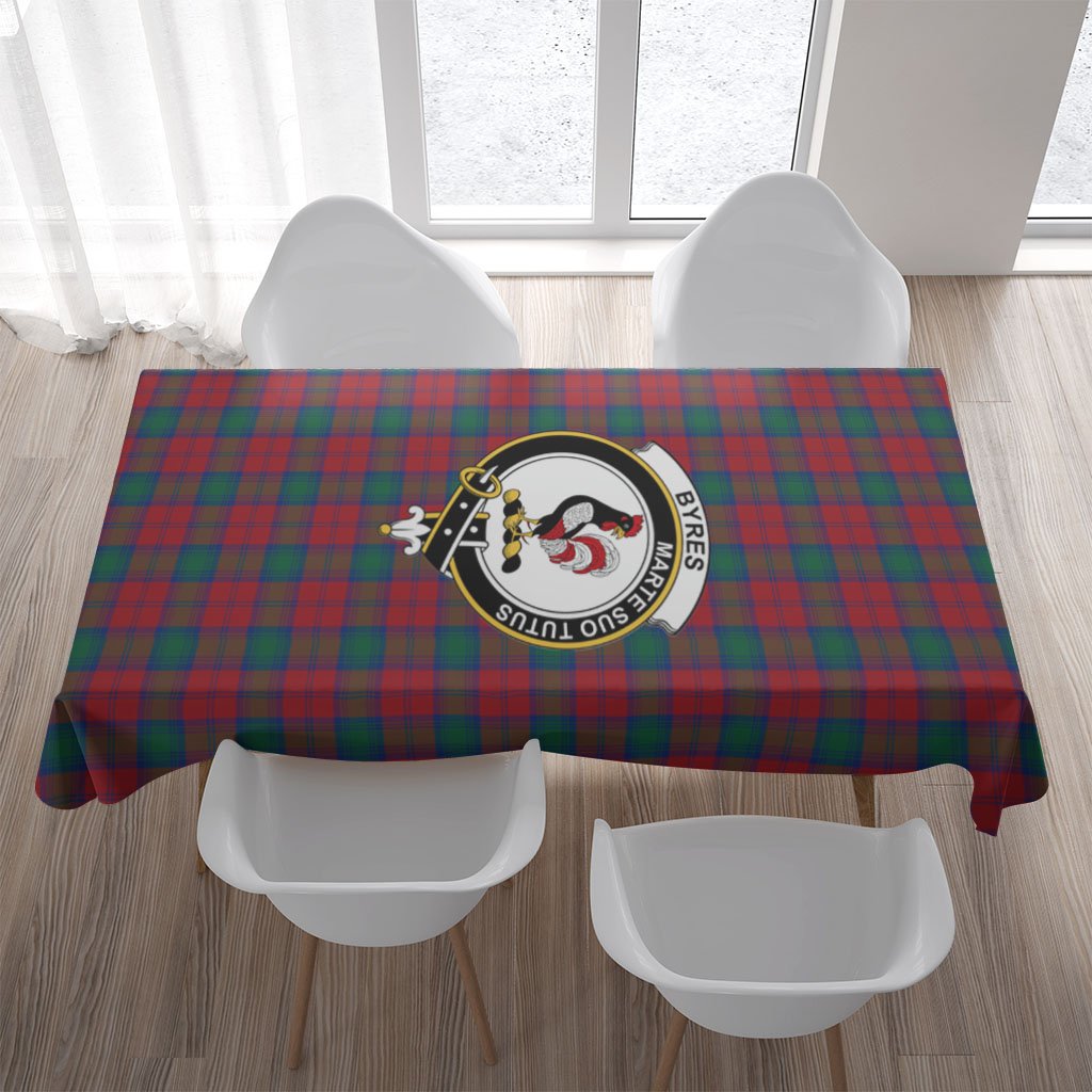 Byres Tartan Crest Tablecloth