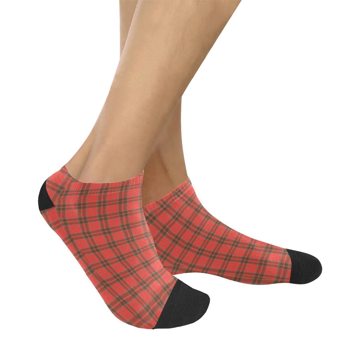 Grant Weathered Tartan Ankle Socks