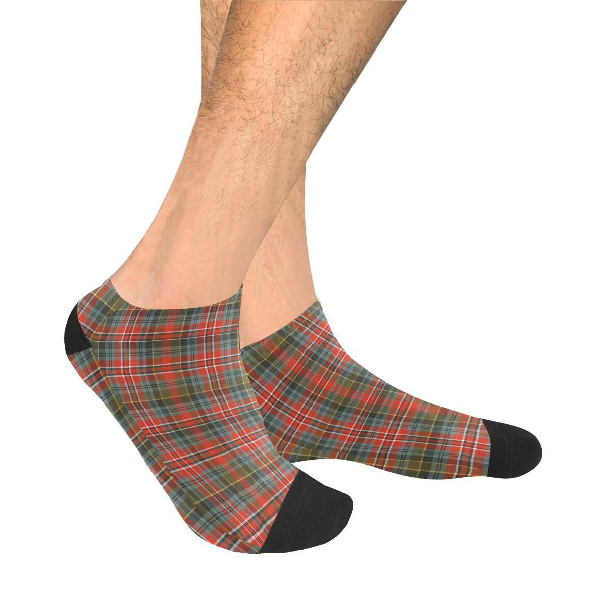 MacPherson Weathered Tartan Ankle Socks