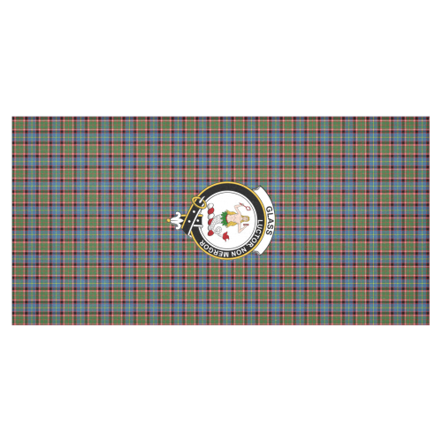 Glass Tartan Crest Tablecloth