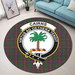 Cairns Tartan Crest Round Rug