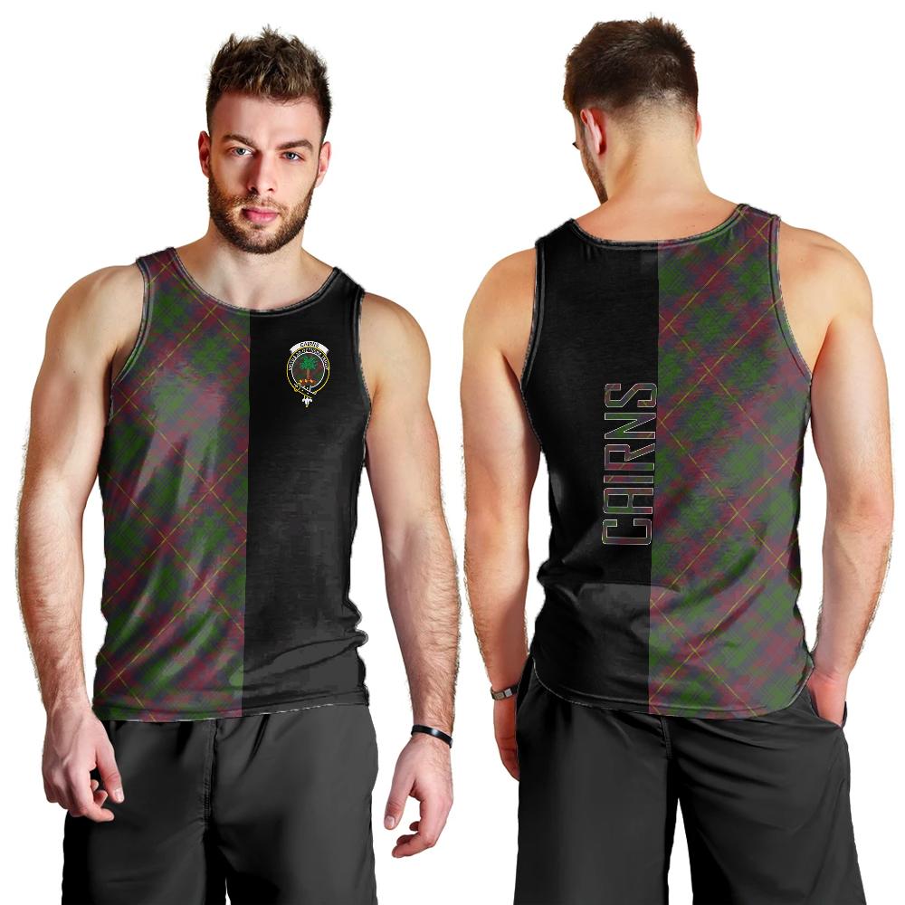 Cairns Tartan Crest Men's Tank Top - Cross Style