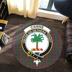 Cairns Tartan Crest Round Rug