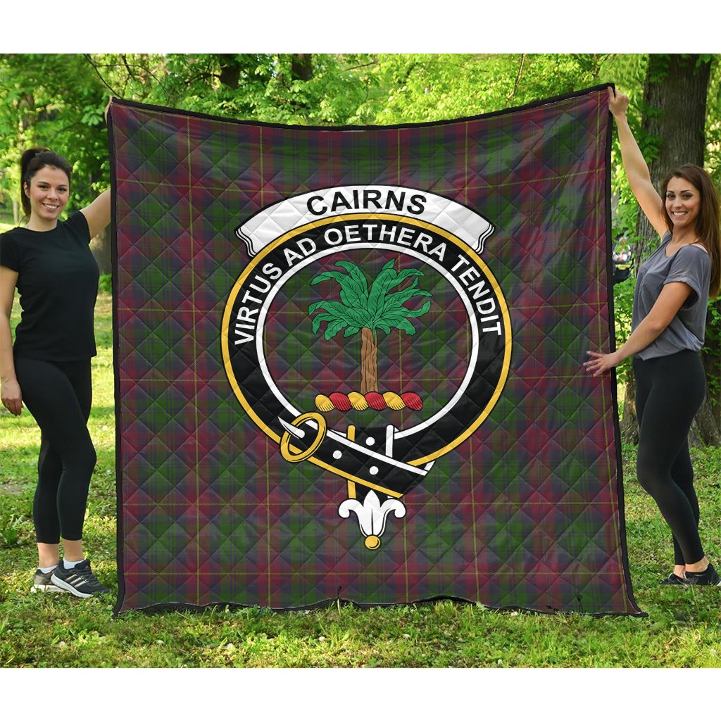 Cairns Tartan Crest Quilt