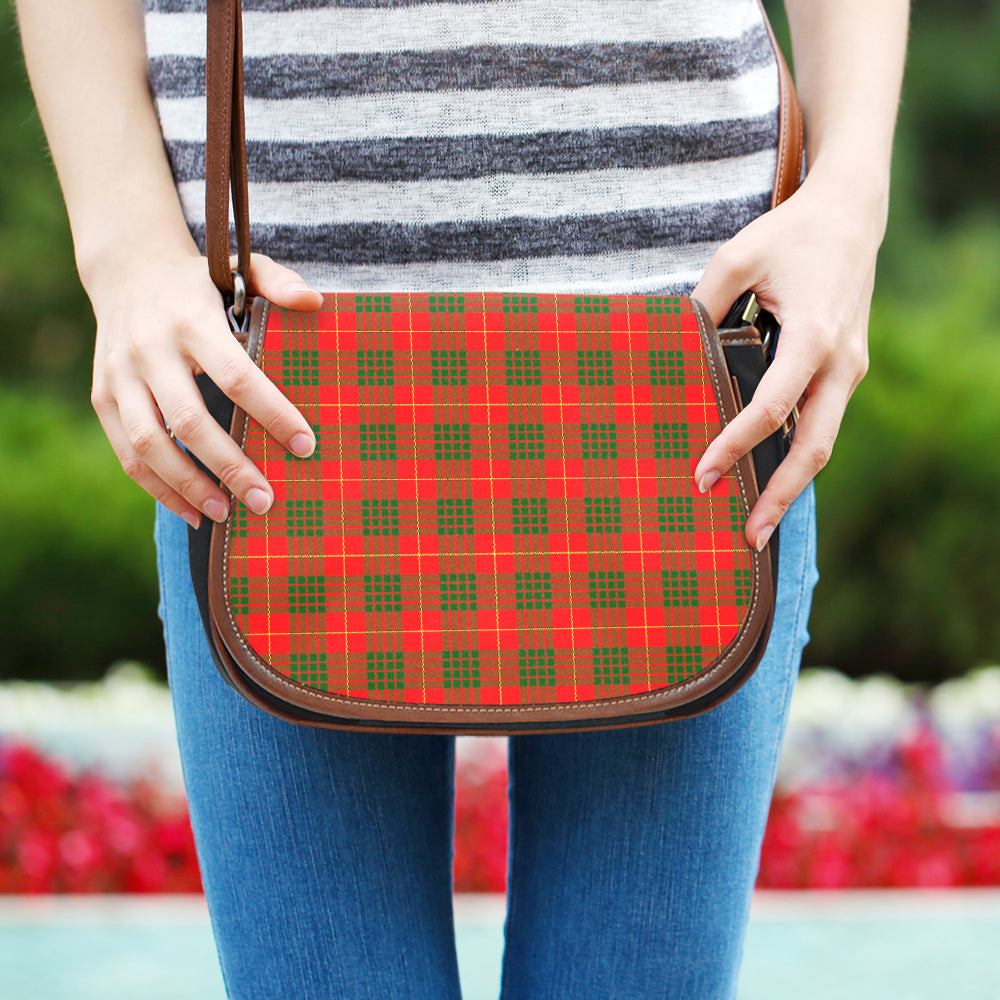 Cameron Modern Tartan Saddle Handbags