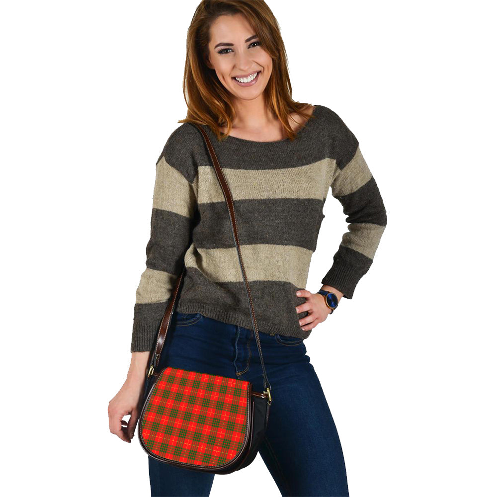 Cameron Modern Tartan Saddle Handbags