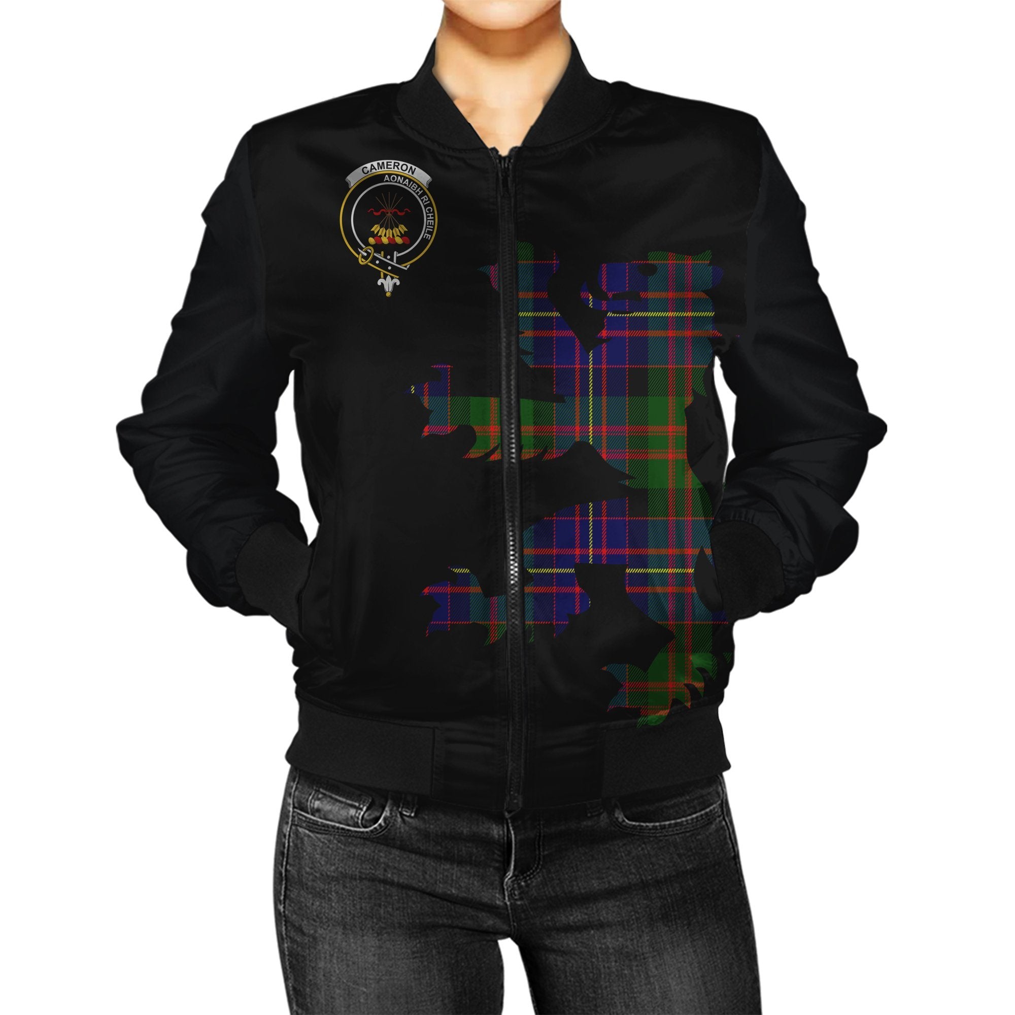 Cameron Tartan Bomber Jacket Lion & Thistle